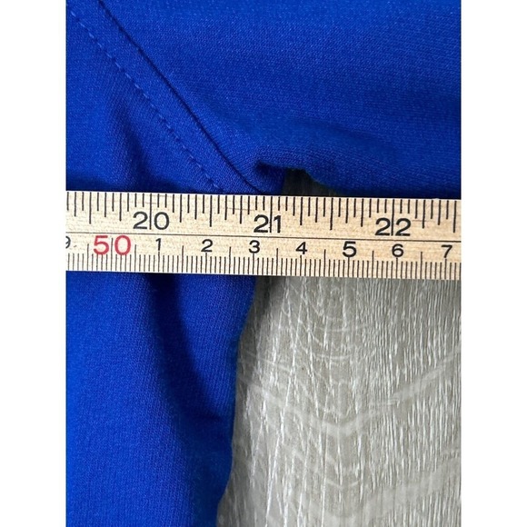 Jones New York Signature Blue Zip Jacket XL Drawstring Waist Casual - Picture 10 of 12